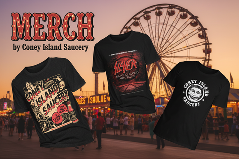 Coney Island Saucery Merch & Apparel - T-Shirts & Accessories