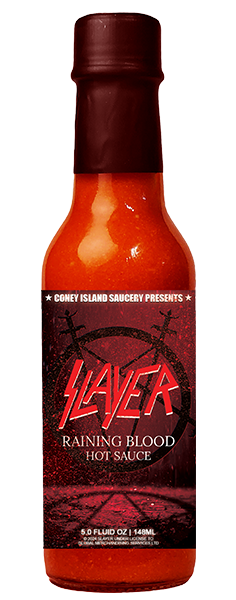 Slayer Raining Blood Ghost Pepper Hot Sauce 5oz