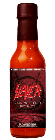 Slayer Raining Blood Ghost Pepper Hot Sauce 5oz