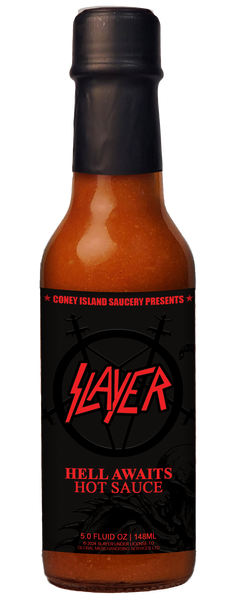 Slayer Hell Awaits Carolina Reaper Hot Sauce 5oz