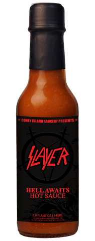 Slayer Hell Awaits Carolina Reaper Hot Sauce 5oz