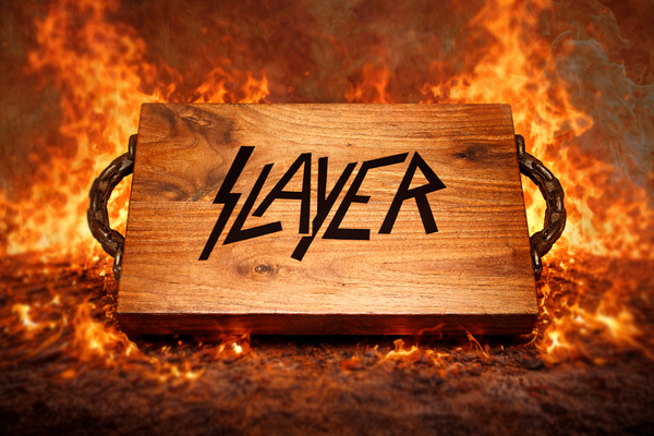 Slayer Handmade Cherry Wood Serving Tray – Limited Edition | Coney Island Saucery