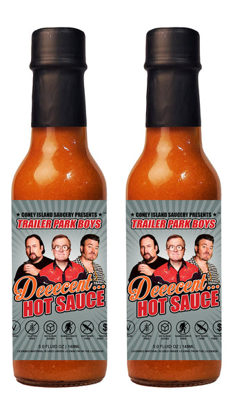 2 pack Trailer Park Boys - Deeecent Hot Sauce 5oz - USA