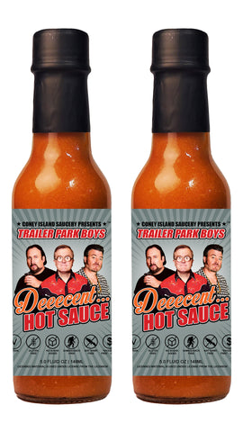 2 pack Trailer Park Boys - Deeecent Hot Sauce 5oz - USA